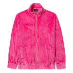 VELOUR ZIP UP JACKET